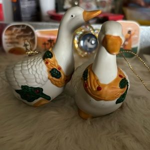 Pair of seasonal ducks